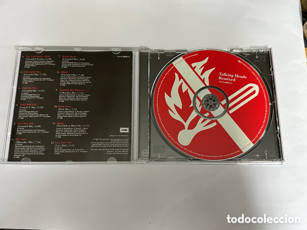 CDs de m&uacute;sica: CD TALKING HEADS REMIXED - Foto 3
