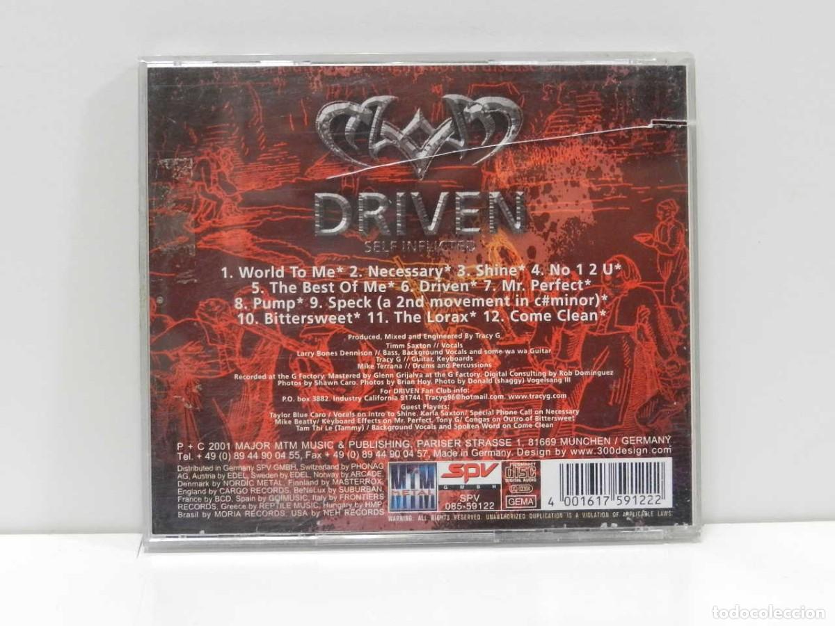 CDs de m&uacute;sica: DISCO CD. Driven &ndash; Self Inflicted. COMPACT DISC. - Foto 2