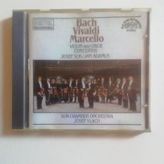 CDs de Música: BACH, VIVALDI, MARCELLO. VIOLIN AND OBOE CONCERTOS. JOSEF VLACH. CD