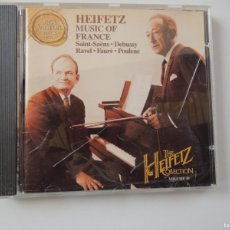 CDs de Música: HEIFETZ - MUSIC OF FRANCE - DEBUSSY - RAVEL - FAURÉ - POLENC ... CD