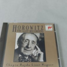 CDs de Música: CD HOROWITZ. THE LAST RECORDING. SONY CLASSICS