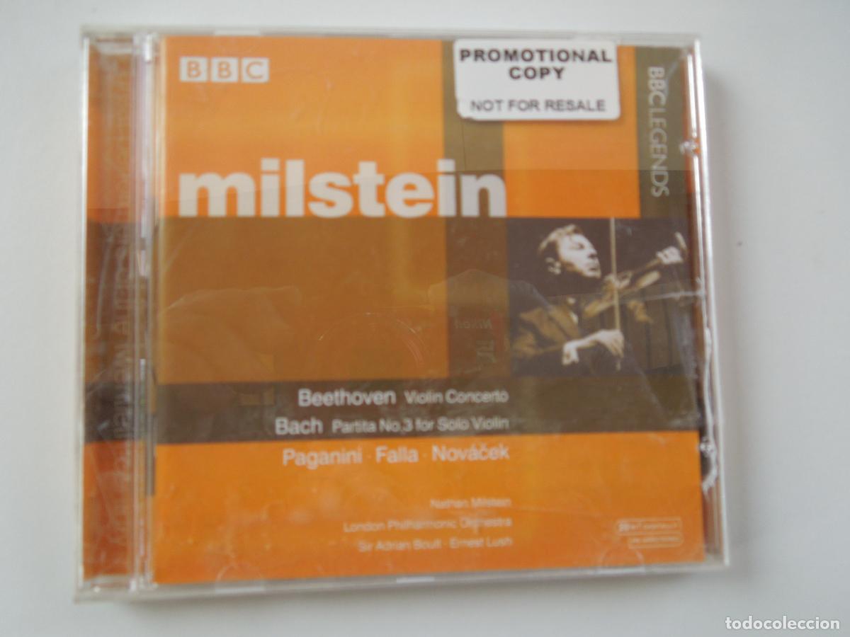 CDs de m&uacute;sica: MILSTEIN - BEETHOVEN - BACH - PAGANINI - FALLA , BACH - PAGANINI ... - Foto 1
