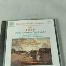 CDs de Música: CD FIELD. PIANO CONCERTOS NS. 1 & 3. DAVID HASLAM. BENJAMIN FRITH, PIANO . NAXOS