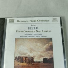 CDs de Música: CD FIELD. PIANO CONCERTOS NS. 2 & 4. DAVID HASLAM. BENJAMIN FRITH, PIANO . NAXOS