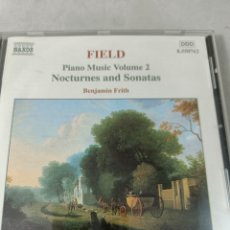CDs de Música: CD FIELD. PIANO MUSIC VOLUME 2. NOCTURNES AND SONATAS. BENJAMIN FRITH, PIANO . NAXOS