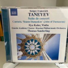 CDs de Música: TANEYEV - THOMAS SANDERLING - SUITE DE CONCERT, CANTATA 'IOANN DAMASKIN' (CD, ALBUM)