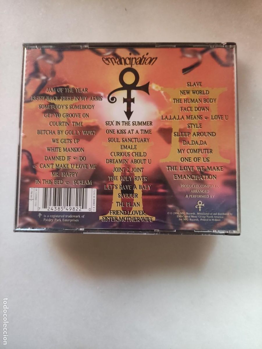 CDs de m&uacute;sica: PRINCE. EMMANCIPATION, TRIPLE CD - Foto 2