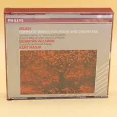 CDs de Música: BRUCH COMPLETE WORKS FOR VIOLIN AND ORCHESTRA ACCARDO TRIPLE CD