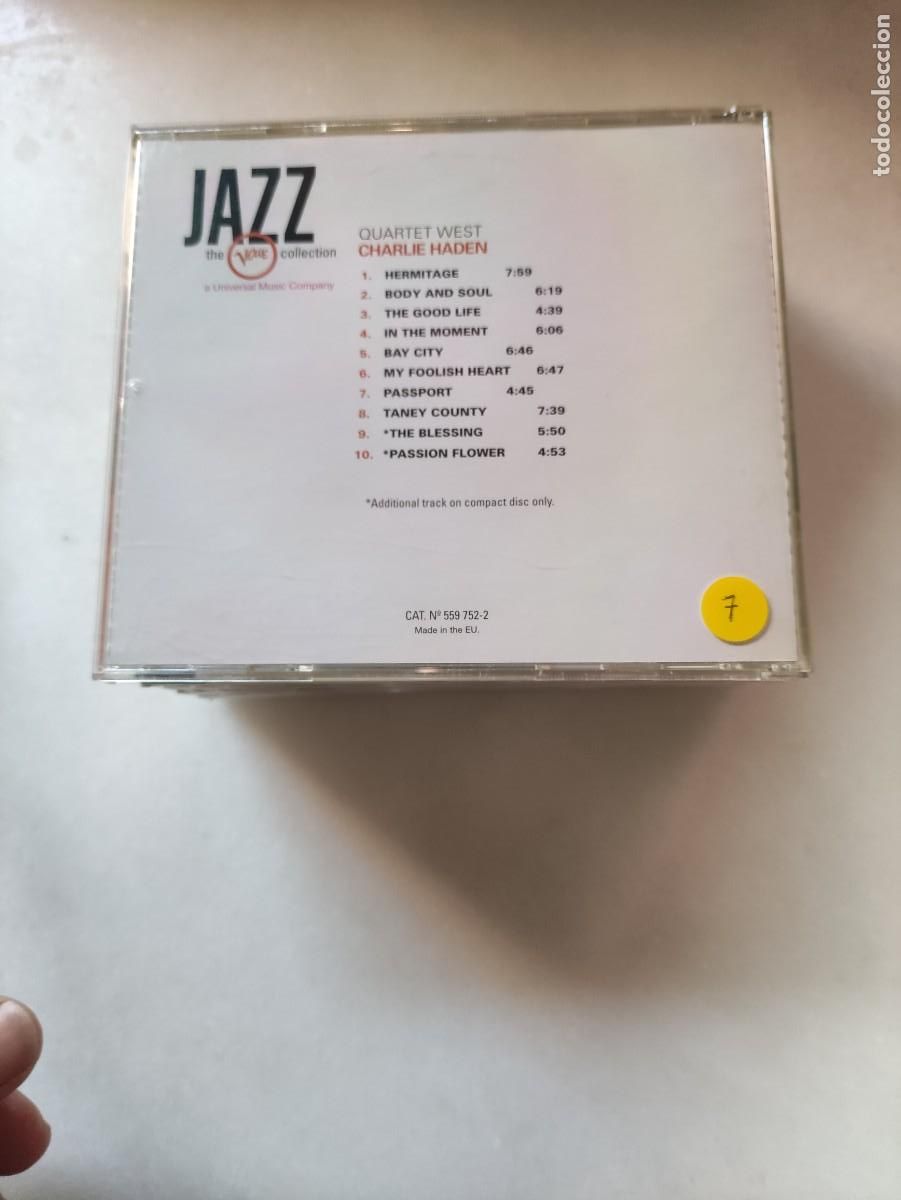 CDs de m&uacute;sica: CHARLIE HADEN. QUARTET WEST. - Foto 2