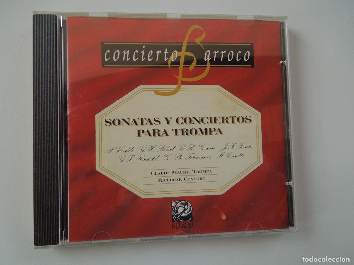 CDs de Musique: SONATAS Y CONCIERTOS PARA TROMPA- CLAUDE MAURY TROMPA - RICERCAR CONSORT- CD