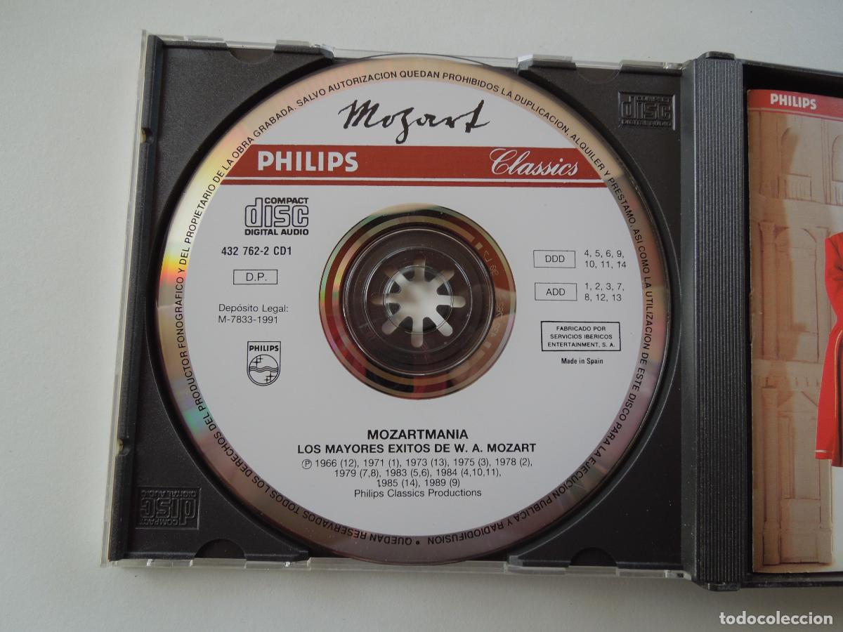 CDs de m&uacute;sica: MOZART MANIA - DOBLE COMPACTO - Foto 3