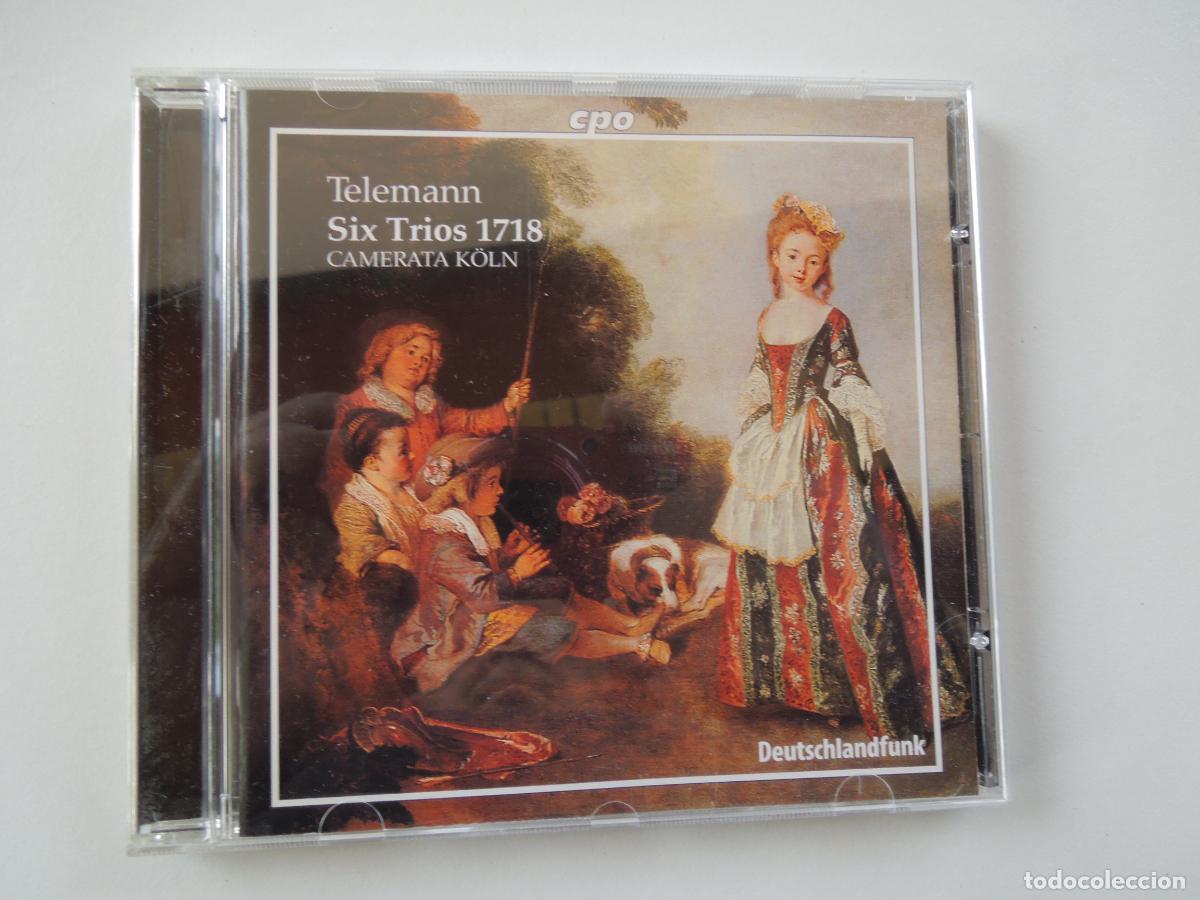 CDs de m&uacute;sica: TELEMANN -SIX TRIOS 1718 - CAMERATA K&Ouml;LN - CD - Foto 1