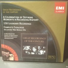 CDs de Música: LIBRO A CELEBRATION OF DEFINING MOMENTS 150 LEGENDARY RECORDINGS CATALOGUE + 2CDS PEPETO