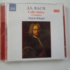 CDs de Música: J S BACH - CELLO SUITES - COMPLETE - MARIA KLIEGEL - 2CD,S