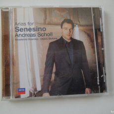 CDs de Música: ARIAS FOR SENESINO - ANDREAS SCHOLL - OTTAVIO DANTONE - CD