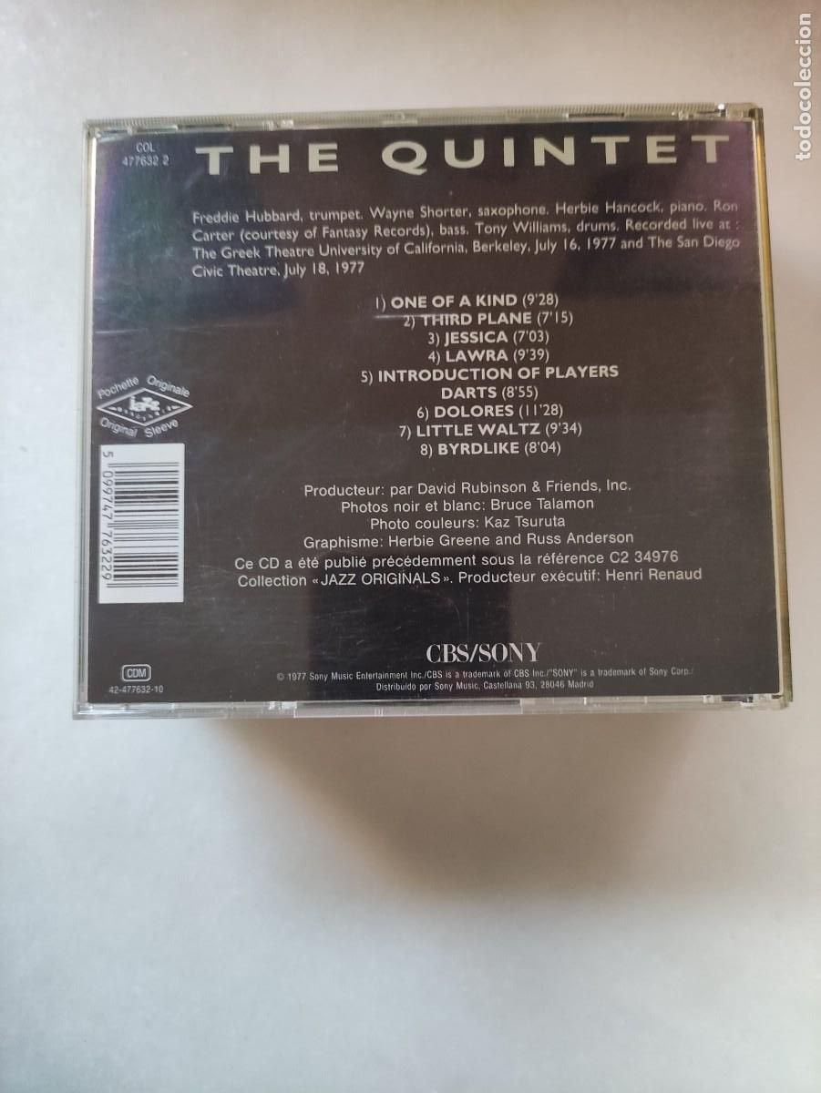 CDs de m&uacute;sica: THE QUINTET. V.S.O.P. - Foto 2