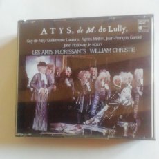 CDs de Música: ATYS, DE M. DE LULLY. LES ARTS FLORISSANTS. WILLIAM CHRISTIE. CAJA CON TRES CD