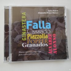 CDs de Música: MUSICA ESPAÑOLA Y ARGENTINA PARA VIOLONCHELO Y PIANO-FALLA-GRANADOS -LUIZA NANCU -ROJAS-MARCOS - CD