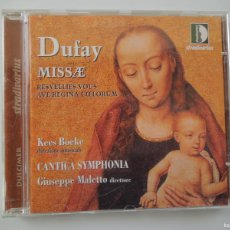 CDs de Música: DUFAY MISSAE - CANTICA SYMPHONIA - K BOEKE &G MALETTO - CD