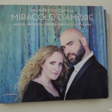 CDs de Música: FRANCESCO CAVALLI - MIRACOLO D'AMORE - RAQUEL ANDUEZA &XAVIER SABATA - LA GALANIA - CD+LIBRETO