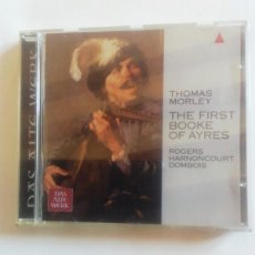 CDs de Música: THOMAS MORLEY. THE FIRST BOOKE OF AYRES. ROGERS, HARNONCOURT, DOMBOIS. CD