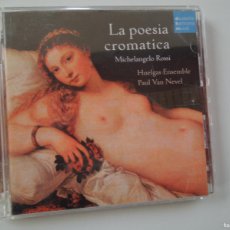 CDs de Música: LA POESIA CROMATICA - MICHELANGELO ROSSI - PAUL VAN NEVEL - CD