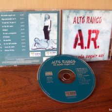 CDs de Música: ALTO RANGO - A.R. - NO PUEDO SEGUIR ASI - CD 1999