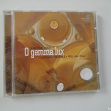 CDs de Música: GUILLAUME DUFAY - O GEMMA LUX - PAUL VAN NEVEL - CD