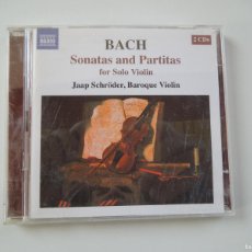 CDs de Música: BACH -SONATAS AND PARTITAS FOR SOLO VIOLIN - JAAP SCHRÖDER - BAROQUE VIOLIN - CD