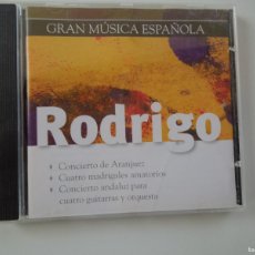 CDs de Música: RODRIGO - CONCIERTO DE ARANJUEZ - CUATRO MADRIGALES AMATORIOS . CONCIERTO ANDALUZ - ENRIQUE GARCIA