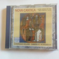 CDs de Música: NOVA CANTICA. LATIN SONGS OF THE HIGH MIDDLE AGES. D. VELLARD. E. BONNARDOT. CD