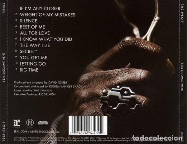 CDs de m&uacute;sica: Seal &ndash; 6: Commitment- PRECINTADO - Foto 2