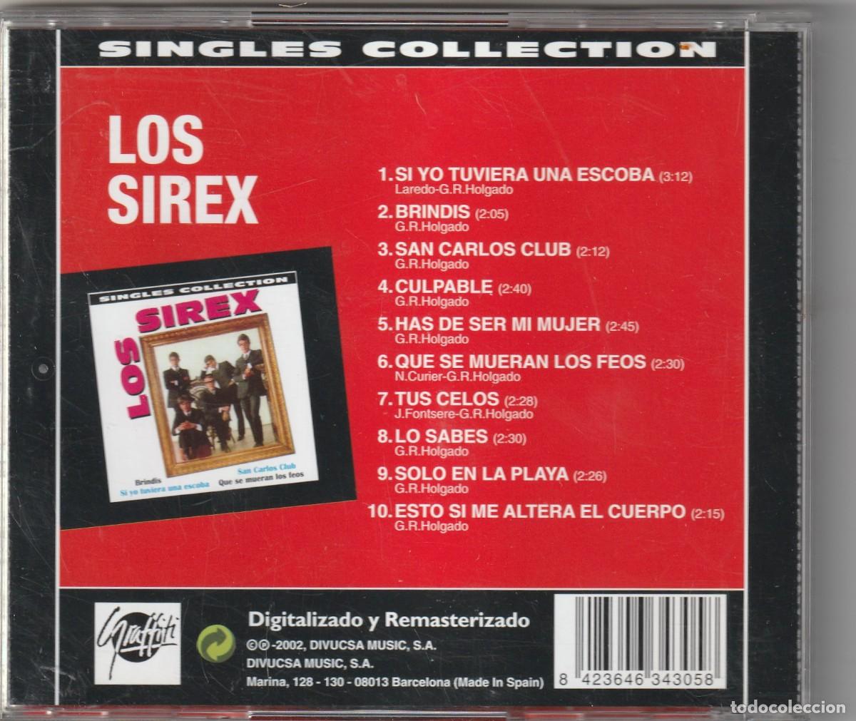 CDs de m&uacute;sica: LOS SIREX - SINGLES (CD GRAFFITI 2002) - Foto 2