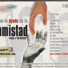 CDs de Música: TRIBUTO A THE BEATLES - CON LA AYUDA DE LA AMISTAD (2 X CD OK RECORDS 2004)