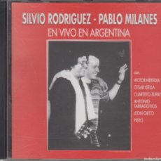 CDs de Música: SILVIO RODRÍGUEZ PABLO MILANÉS CD EN VIVO EN ARGENTINA 2000 ARGENTINA