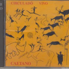CDs de Música: CAETANO VELOSO DOBLE CD CIRCULADO VIVO ED. BRASIL