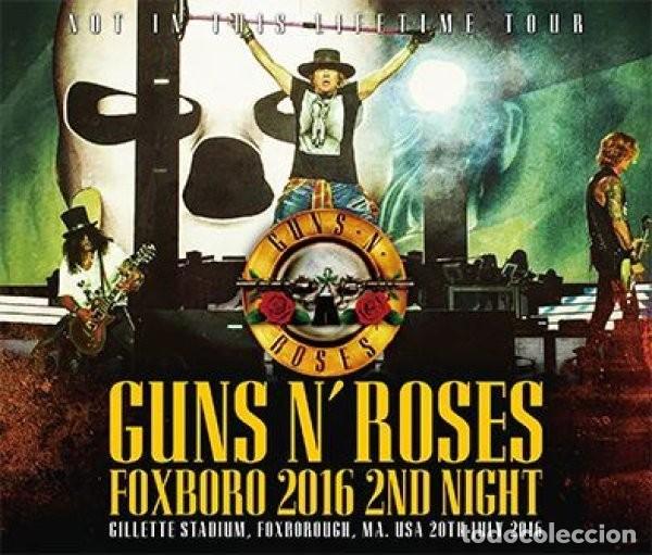 CDs de m&uacute;sica: 3 CD's GUNS N' ROSES - Live Foxboro 2016