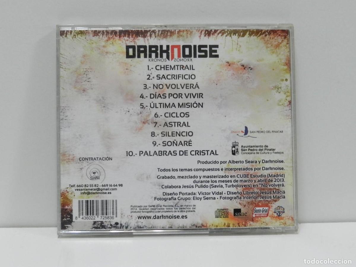 CDs de m&uacute;sica: DISCO CD. Darknoise &ndash; Kronos. COMPACT DISC. - Foto 2