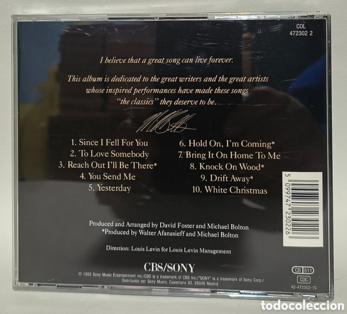 CDs de m&uacute;sica: Michael Bolton - Timeless (The classics) - Foto 2