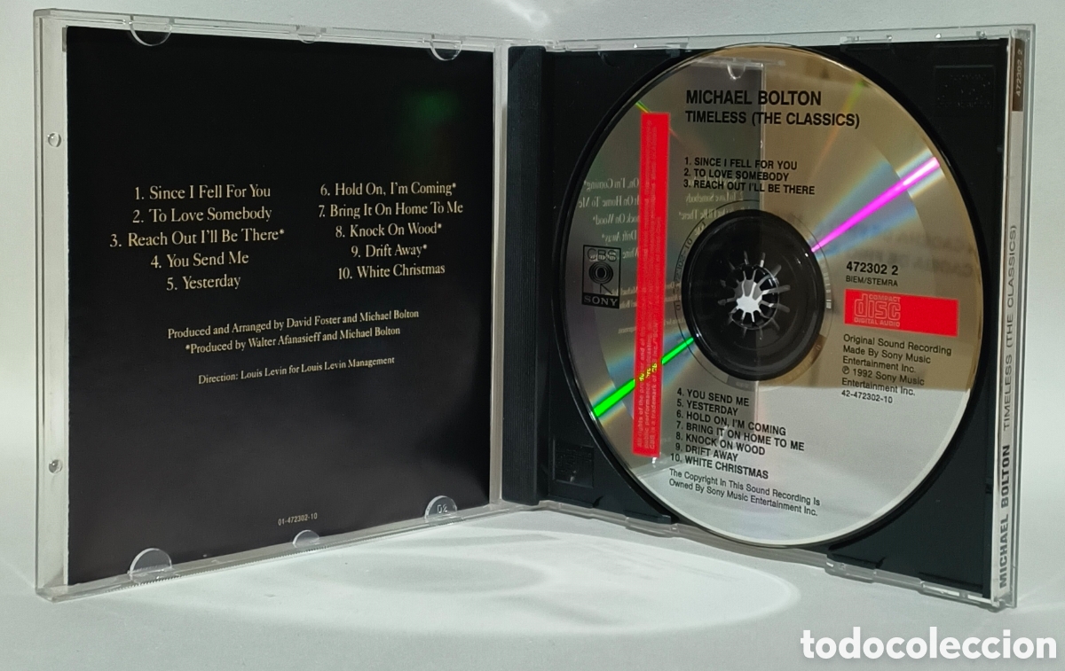 CDs de m&uacute;sica: Michael Bolton - Timeless (The classics) - Foto 3
