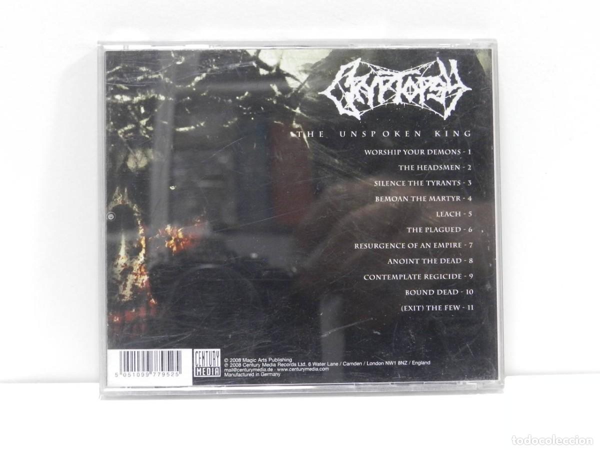 CDs de m&uacute;sica: DISCO CD. Cryptopsy &ndash; The Unspoken King. COMPACT DISC. - Foto 2