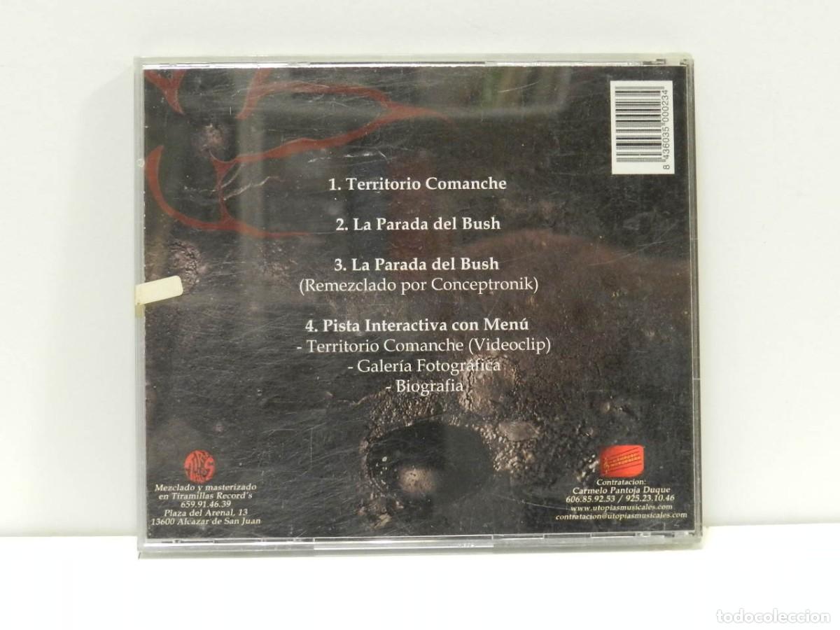 CDs de m&uacute;sica: DISCO CD. Dulcamara &ndash; Territorio Comanche. COMPACT DISC. - Foto 2