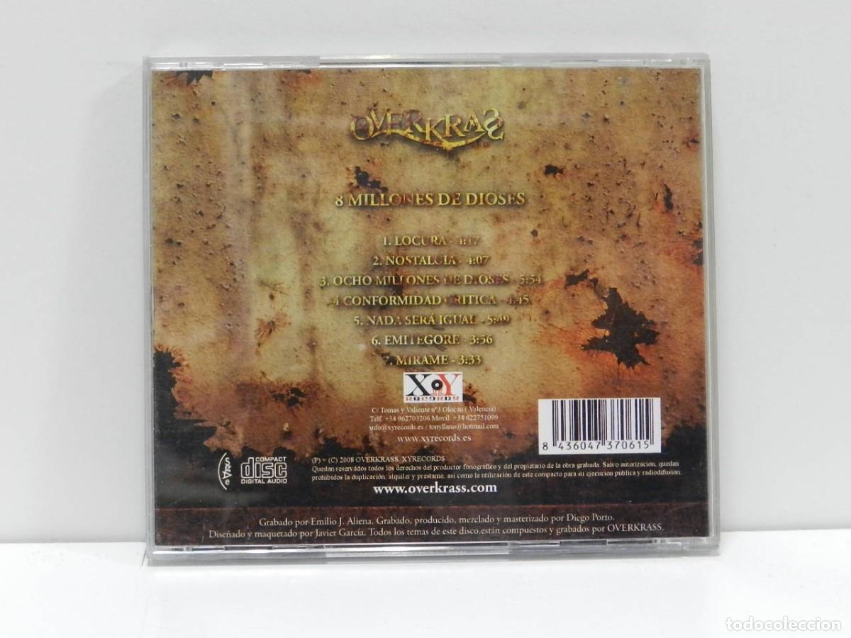 CDs de m&uacute;sica: DISCO CD. Overkrass &ndash; 8 Millones De Dioses. COMPACT DISC. - Foto 2