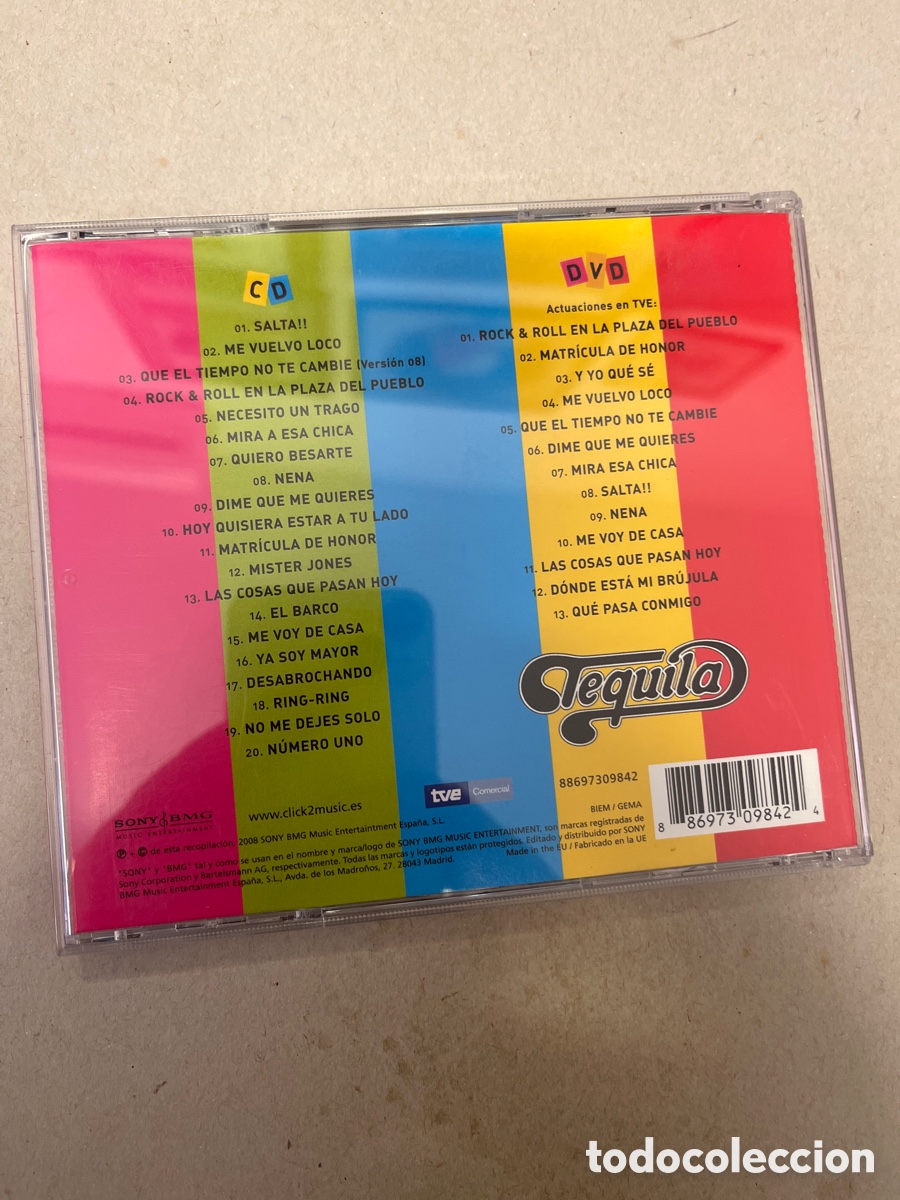 CDs de m&uacute;sica: TEQUILA. VUELVE. CD + DVD. - Foto 2