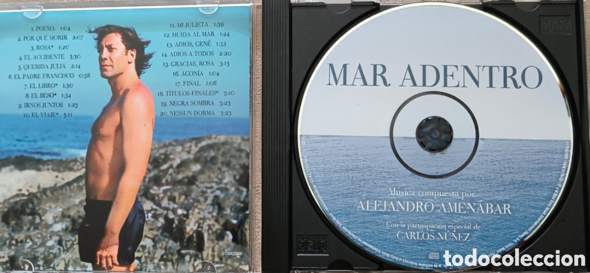 CDs de m&uacute;sica: MAR ADENTRO. ALEJANDRO AMENABAR - Foto 2