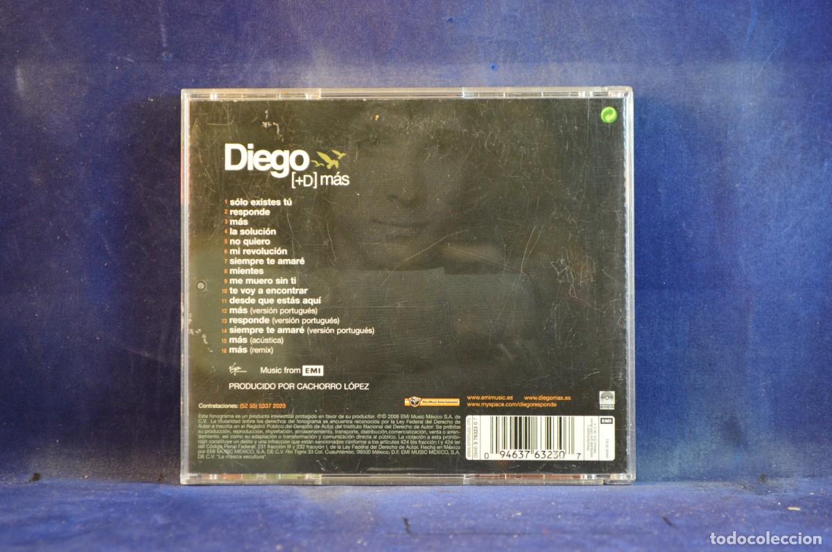 CDs de m&uacute;sica: DIEGO &ndash; M&Aacute;S - CD - Foto 2