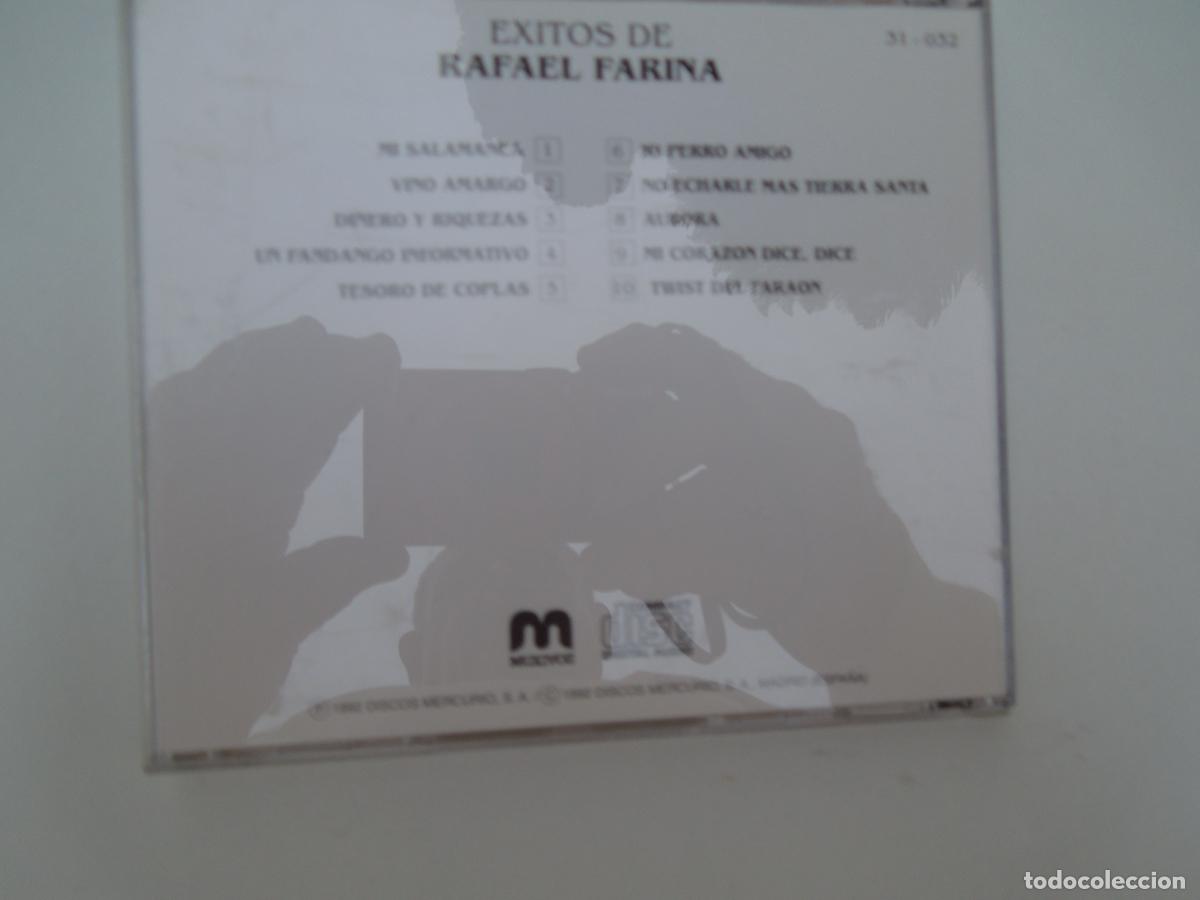 CDs de m&uacute;sica: EXITOS DE RAFAEL FARINA - CD 1992 - Foto 3