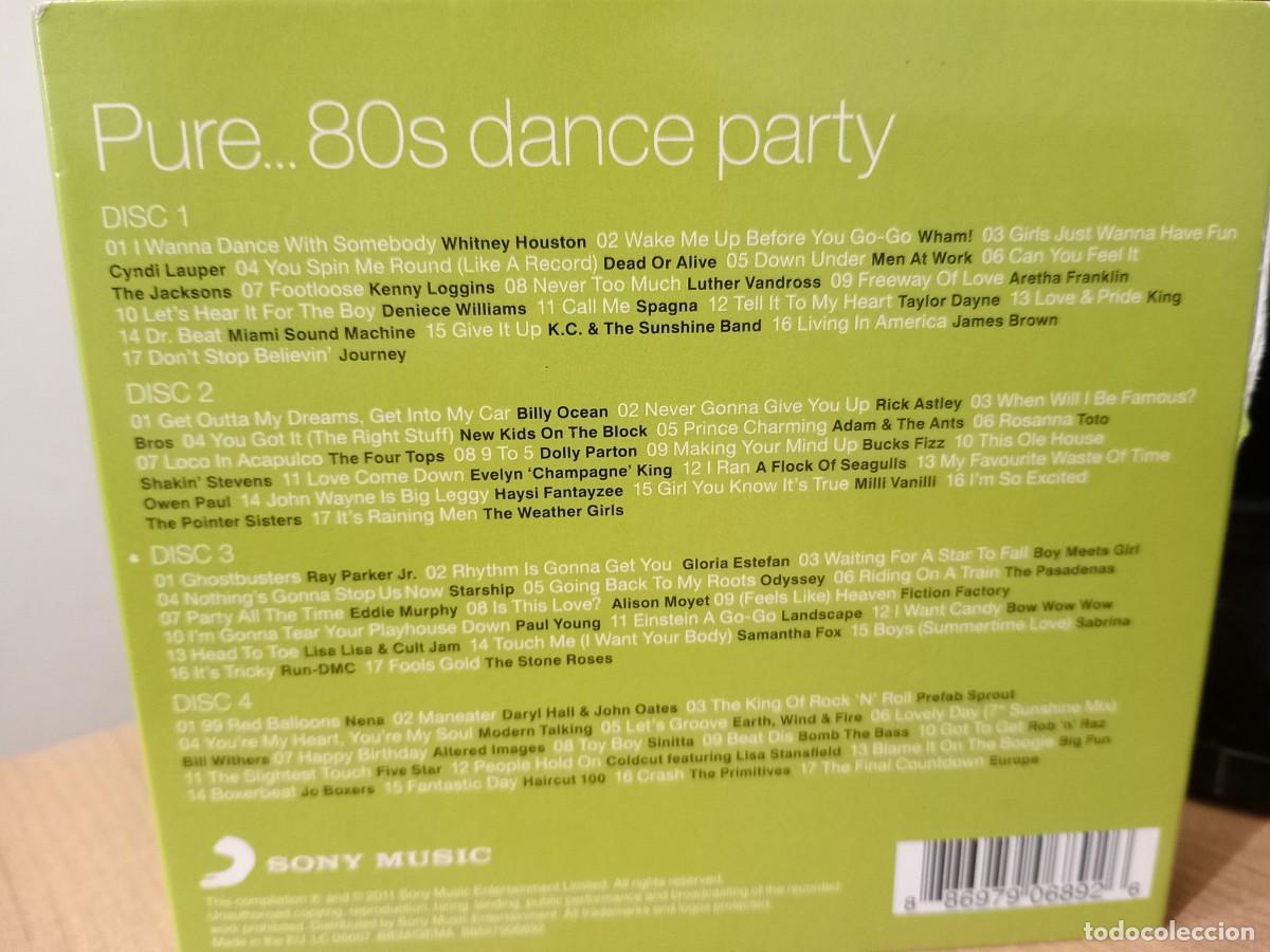 CDs de m&uacute;sica: CD: PURE 80S DANCE PARTY - 4 CDS - Foto 3