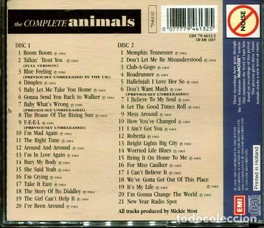 CDs de m&uacute;sica: THE ANIMALS (COMPLETE) DOBLE CD + LIBRETO EMI 1990 - Foto 2