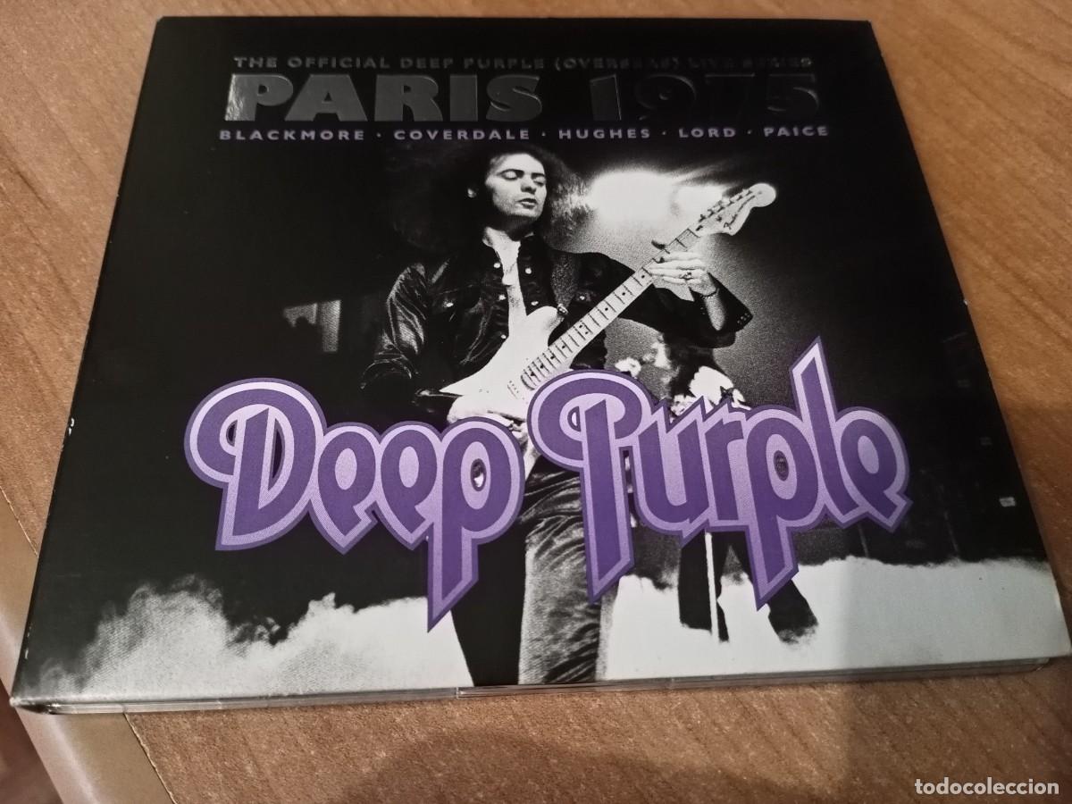 CDs de m&uacute;sica: CD: DEEP PURPLE - PARIS 1975 2 CDS - Foto 1